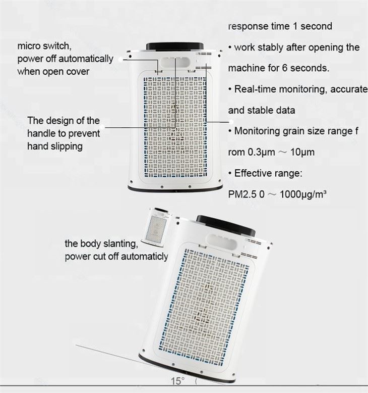 BKJ-350 Household Air Purifier With 350 CADR