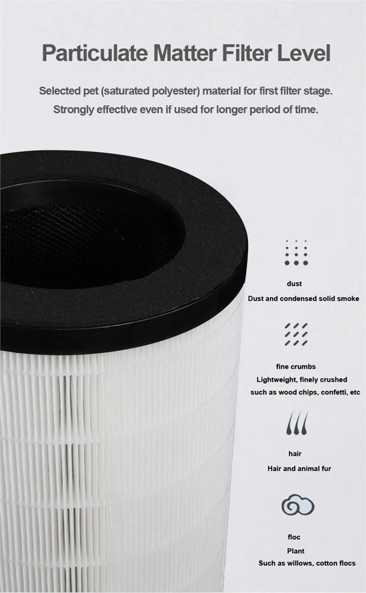BKJ-55A Home Air Purifier With LCD Display