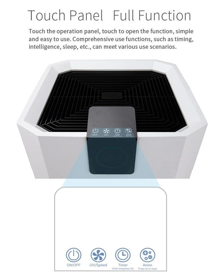 BKJ-80A 850 CADR Home Air Purifier HEPA Filter