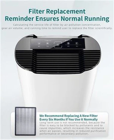 BKJ-215 WiFi valdymo CE ROHS oro valytuvas