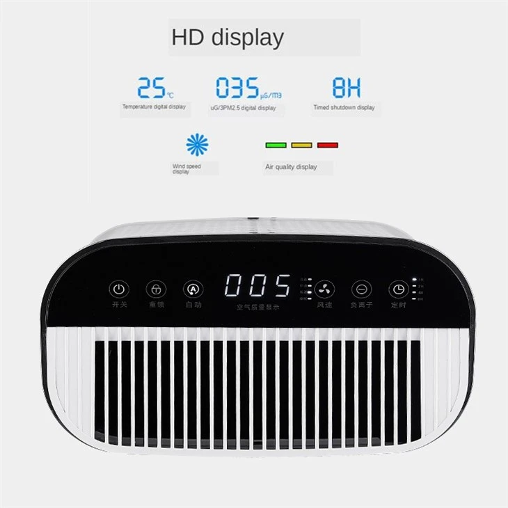 BKJ-310F-A01 2023 LCD Display Touch Panel Office Air Purifier